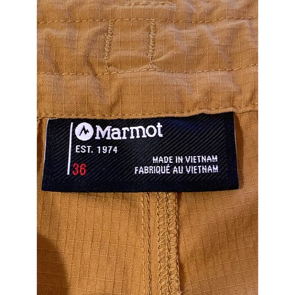 Marmot Men's Escalante Size 36 Shorts 11" Gold 36x11 - Picture 5 of 14